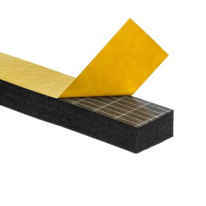 Uszczelka 10x20mm 40&deg;ShA samoprzylepna EPDM 10mb wzmocniona - HIT