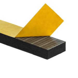 Uszczelka 10x30mm 40&deg;ShA samoprzylepna EPDM 10mb wzmocniona - HIT