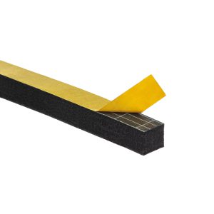 Uszczelka 12x12mm 40&deg;ShA samoprzylepna EPDM 10mb wzmocniona - HIT