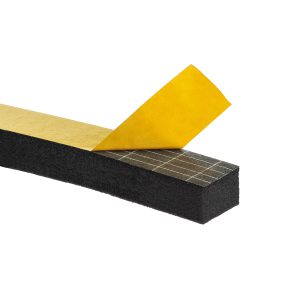 Uszczelka 12x15mm 40&deg;ShA samoprzylepna EPDM 10mb wzmocniona - HIT