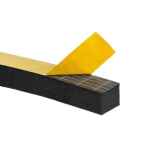 Uszczelka 15x15mm 40&deg;ShA samoprzylepna EPDM 10mb wzmocniona - HIT
