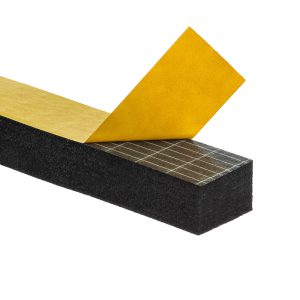 Uszczelka 15x20mm 40&deg;ShA samoprzylepna EPDM 10mb wzmocniona - HIT