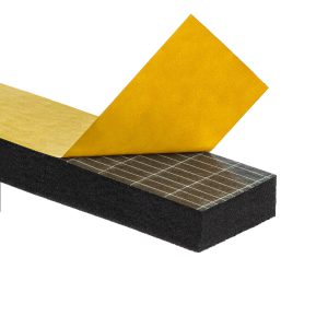 Uszczelka 15x40mm 40&deg;ShA samoprzylepna EPDM 10mb wzmocniona - HIT