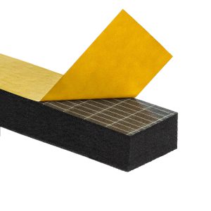 Uszczelka 20x40mm 40&deg;ShA samoprzylepna EPDM 10mb wzmocniona - HIT
