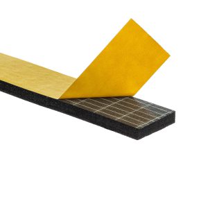 Uszczelka 4x20mm 40&deg;ShA samoprzylepna EPDM 10mb wzmocniona - HIT