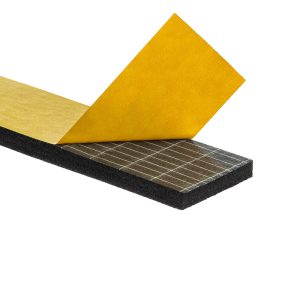 Uszczelka 4x30mm 40&deg;ShA samoprzylepna EPDM 10mb wzmocniona - HIT