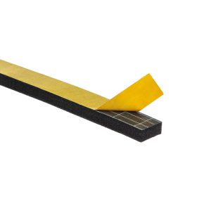 Uszczelka 5x10mm 40&deg;ShA samoprzylepna EPDM 10mb wzmocniona - HIT