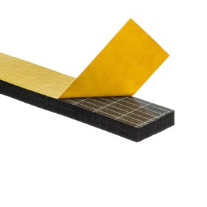 Uszczelka 5x20mm 40&deg;ShA samoprzylepna EPDM 10mb wzmocniona - HIT