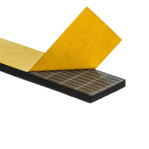 Uszczelka 5x40mm 40&deg;ShA samoprzylepna EPDM 10mb wzmocniona - HIT