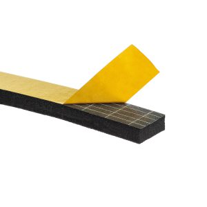 Uszczelka 6x15mm 40&deg;ShA samoprzylepna EPDM 10mb wzmocniona - HIT