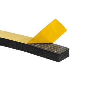 Uszczelka 8x15mm 40°ShA samoprzylepna EPDM 10mb wzmocniona - HIT