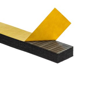 Uszczelka 8x20mm 40°ShA samoprzylepna EPDM 10mb wzmocniona - HIT